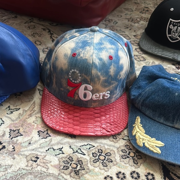 Just don 76ers Denim and Red Cap
